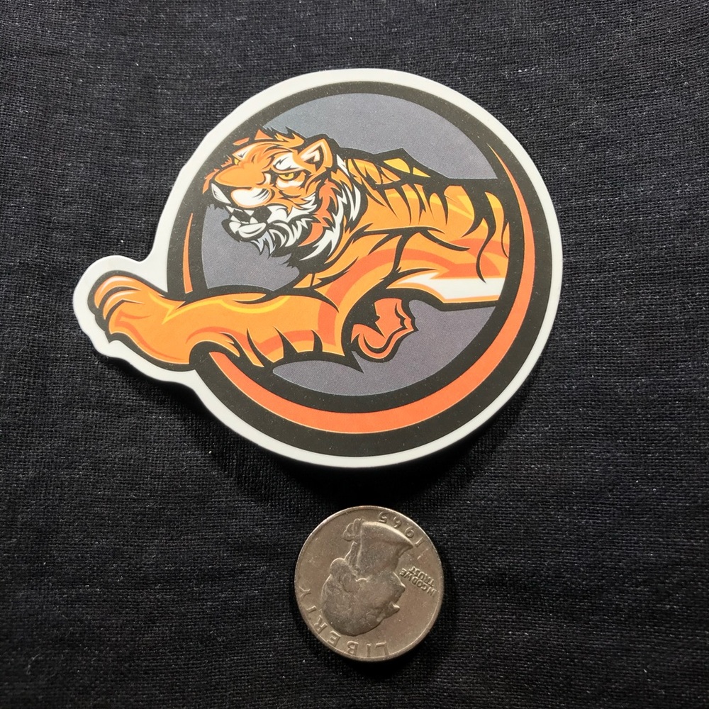 Tiger Single Decor Accent Sticker - Picture 2 of 3